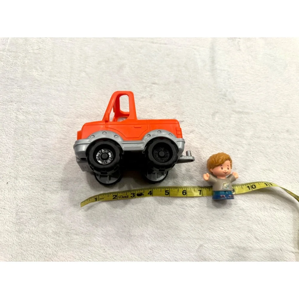 Fisher‎ Price Little People Orange Pickup Truck and Boy Figure GGT36 FGY05 2017